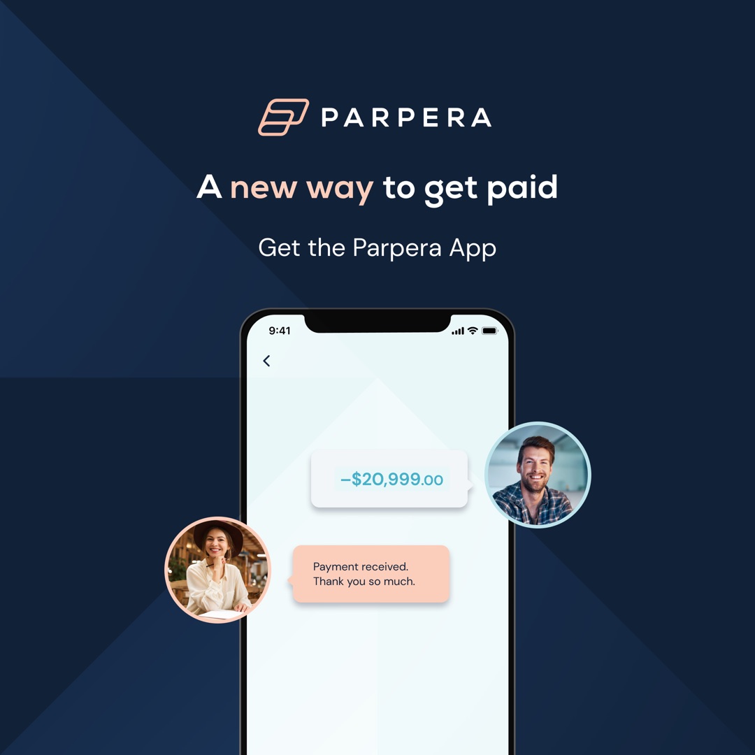 A new way to get paid: payment chat bubbles on a phone